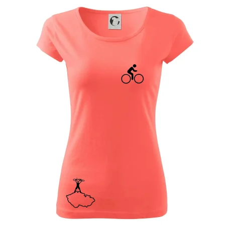 Mapa ČR + kolo na prsu