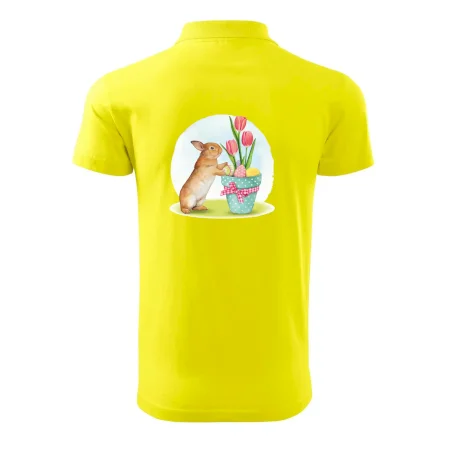 Veľkonočný zajačik tulipány