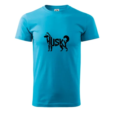 Husky nápis v tele