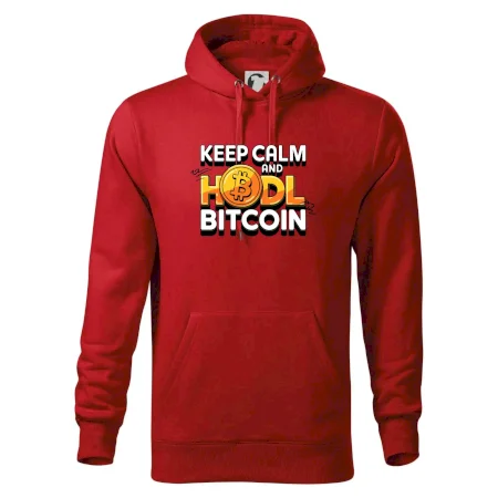 3D nápis Keep Calm and HODL Bitcoin