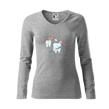 Zubárske tričko - kefka a jedlo