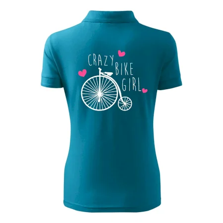 Crazy bike girl