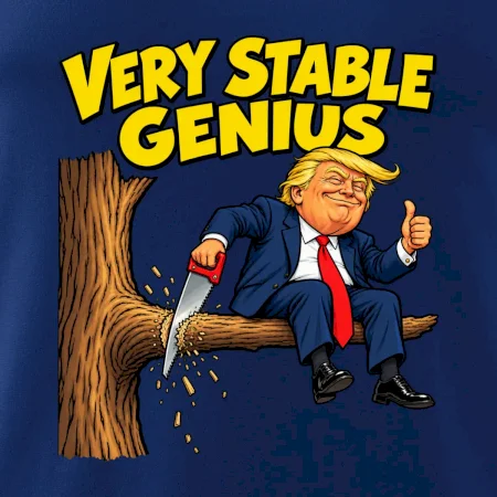Donald Trump řeže vlastní větev Very stable genius