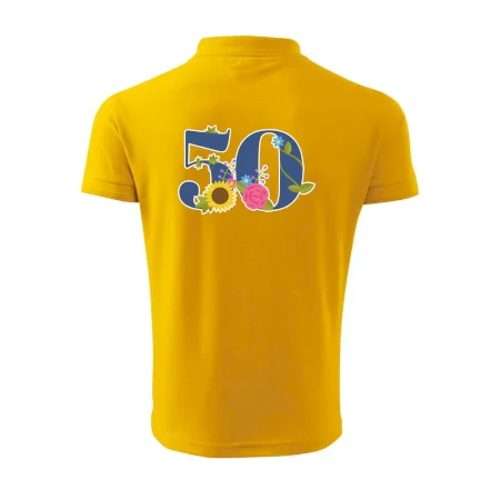 Kvetinové číslo kreslené - 50