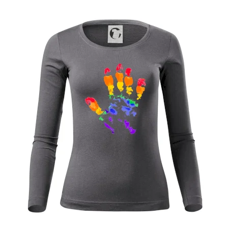 LGBT hand print