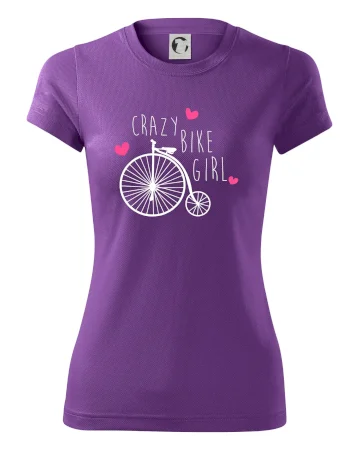Crazy bike girl