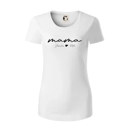 Mama - tričko menami deti písacie