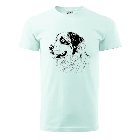 Bernský salašnícky pes čierna kresba