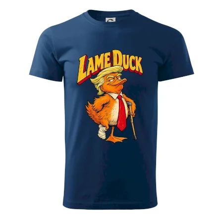 Trump jako kulhající kachna retro komiks
