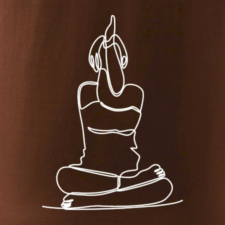 Jóga v sede jedným ťahom