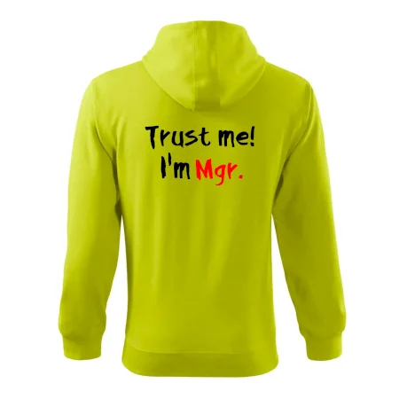 Trust me I´m  Mgr. / Ver mi som Magister.