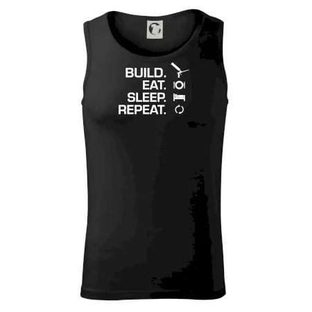 Build eat sleep repeat - montážna pena