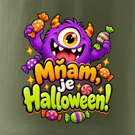 Mňam je Halloween cukríkové strašidlo