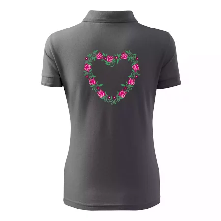 Červené tulipánové srdiečko (Pecka design)