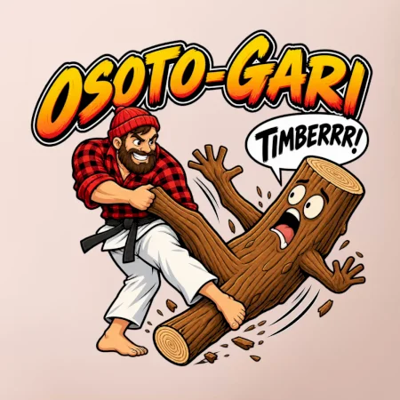 Osoto gari timber judo