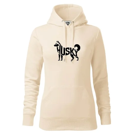Husky nápis v tele