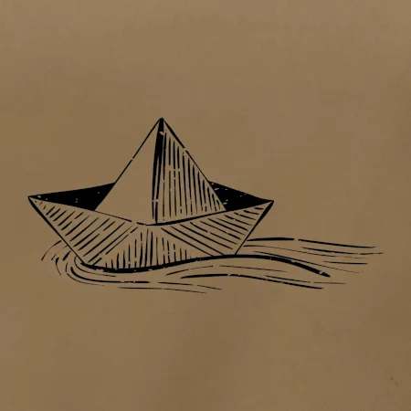 Letná romantika - papierová loďka