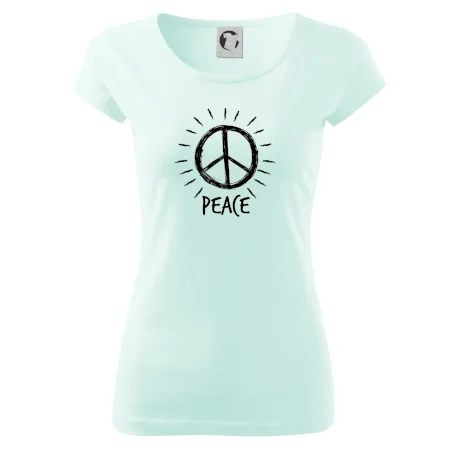 Peace symbol čiernobiely