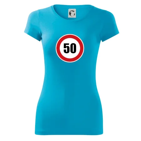 Dopravná značka - obmedzenie rýchlosti 50