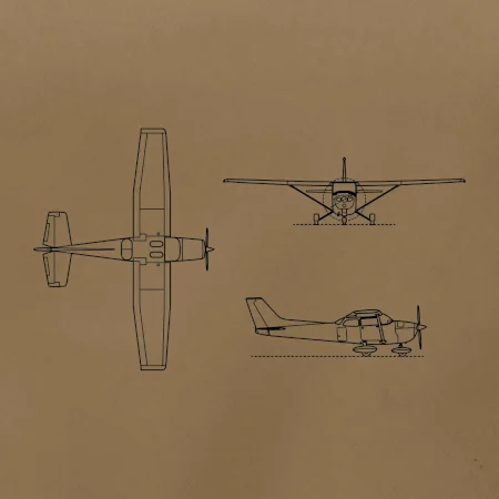 Obrys Cessna 172 Skyhawk