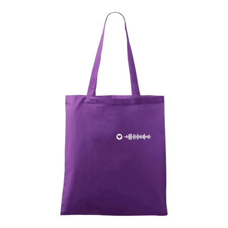 Zamilovaný Spotify kód na prsníku