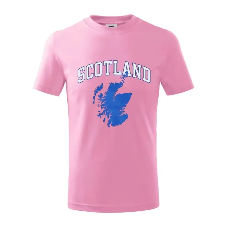 Scotland nápis s mapou