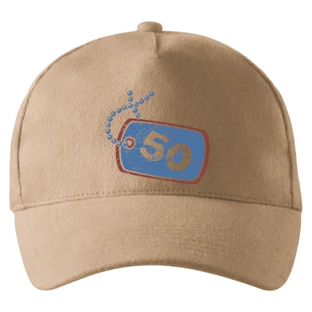 50 na krku štítok