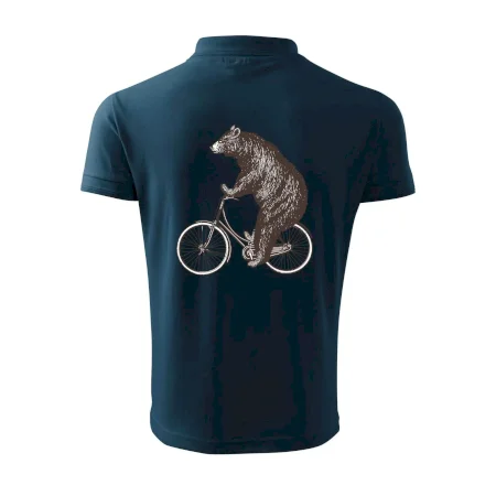 Medveď na bicykli