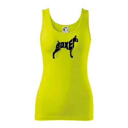 Boxer nápis v tele