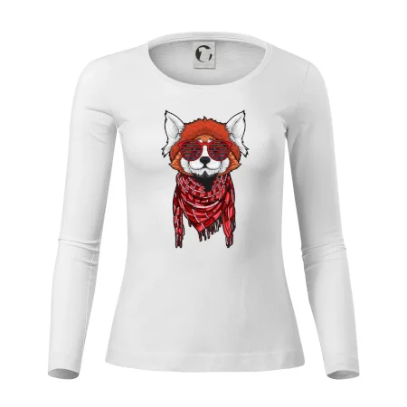 Červená panda hipster