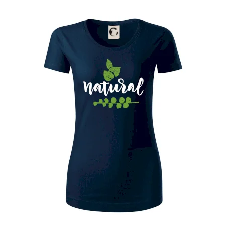 Natural - nápis v listoch