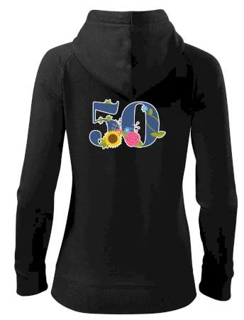 Kvetinové číslo kreslené - 50