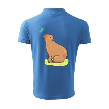 Kapybara a motýlik