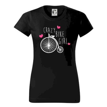 Crazy bike girl
