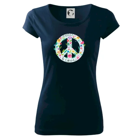 Peace and love symbol