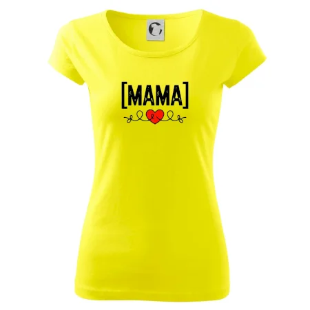 Nápis mama a srdce