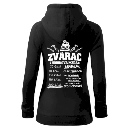 Hodinová mzda zvárač