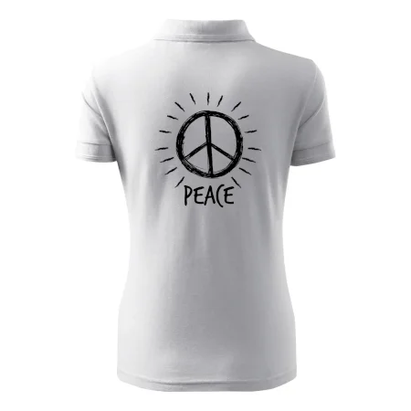 Peace symbol čiernobiely