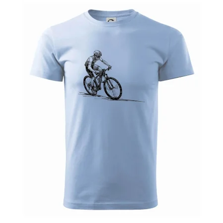 MTB kreslený cyklista