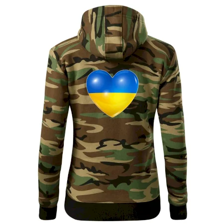 Ukrajina srdce vlajka