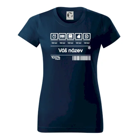 Čárový kód - Vlastní text