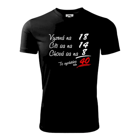 Vyzerá, cíti sa, chová sa - 40 rokov