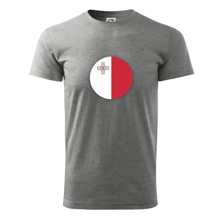 Vlajka Malta okrúhla veľká