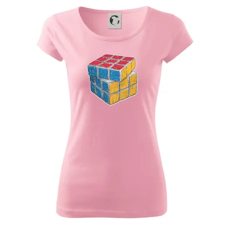 Rubikova kocka kreslená