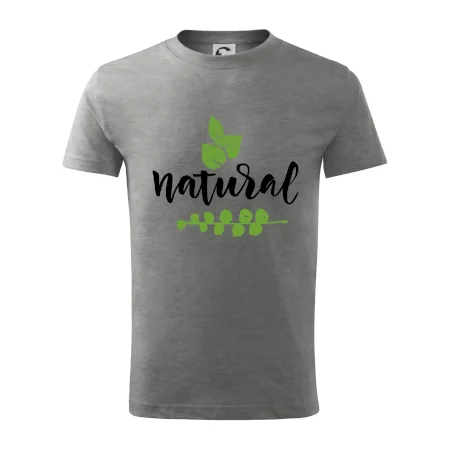 Natural - nápis v listoch