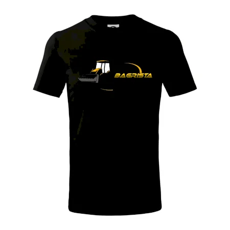 Bagrista v kruhu - vlastný nápis