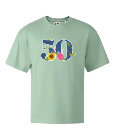 Kvetinové číslo kreslené - 50