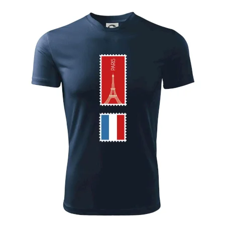 Paríž známka farebná