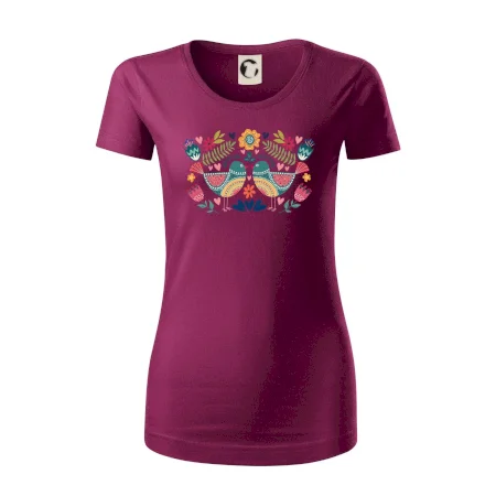 Folklór - dva farebné vtáčiky