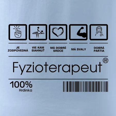 Čiarový kód fyzioterapeutka